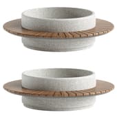 ROUND PLANTER BENCH 92