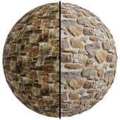 FB375 stone Facade coverings, MISTO BELMONTE&ALPINO | 2MAT | PBR | Seamless
