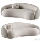 Savelle Modern Curved Sofa