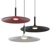 Larkin White Saucer Pendant Light