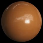 Leather orange