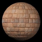 Medieval Brick Wall 6k (3x3m)