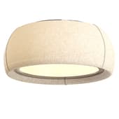 LedsC4 GONG LED fabric ceiling lamp