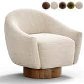 Raven Swivel Chair Shearling
