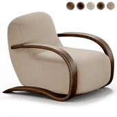 Burke Chair Taupe Shearling