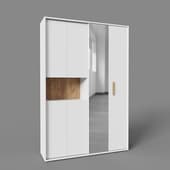 Шкаф-купе Бладвен-140-210 White Plywood