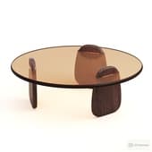 Modern Round Glass Coffee Table