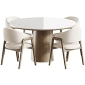 Wool silla chair and Thorsten Dining Table