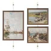 Paintings on art mount