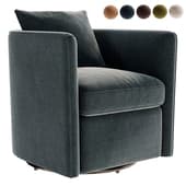 Drew Small Swivel Accent Chair