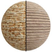FB404 WOOD facade covering | 2MAT | PBR | 4K