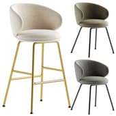 Belle Barstool and Belle Armchair