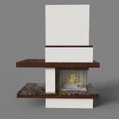 marble fireplace