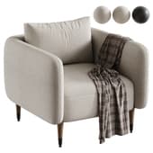 Noir Creme Armchair