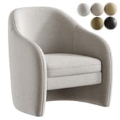 Sellner Upholstered Barrel Armchair