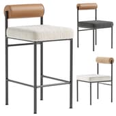 Balla Barstool and Balla Chair