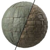 D324 Stone wall Materials | Sbsar Seamless PBR 4k