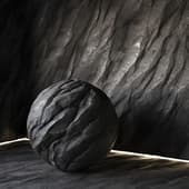 Decorative Cliff 4 Black