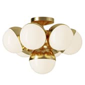 Cupertino Semi Flush Mount Troy Lighting