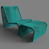 Bali-loungeChair-green