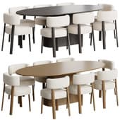 Glen Chair and Oval dining table