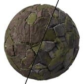 D334 Brush rock Materials | Sbsar Seamless PBR 4k