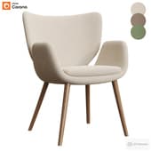 Beige Madina Chair by Plyus Furniture