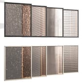 Glass Kitchen Cabinet Fronts Set