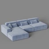 диван LOFT WIDE четырехместный угловой