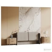 Headboard wood  3d wall panel 18