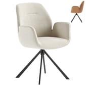Aura dining chair with armrests
