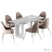 Homary Modern Dining Table