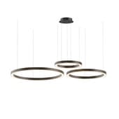 Подвесная светодиодная люстра Corona Horizontal кольца 40 60 80 см