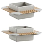 SQUARE PLANTER BENCH 225