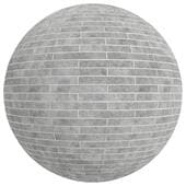 FB391 Stone wall clean white concrete cover | 1MAT | seamless