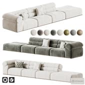 Coupe Module Dining Sofa by minotti