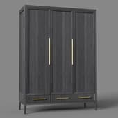 Большой Шкаф Primo Светлый дуб с 3 дверьми и 3 выдвижными ящиками Loft-Concept 3