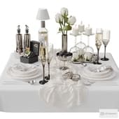 Table setting for February 14