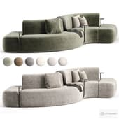 Artiko Modular sectional fabric sofa