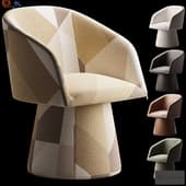 Etta Swivel Dining Armchair by sunpan.com