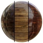 FB350 High gloss wood effect | 3MAT | 4K | Seamless