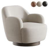 Spring Modern Upholstered Swivel Accent Chair