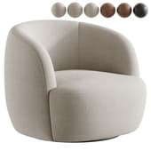 Tayson Swivel Armchair Stone