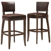 Restoration Hardware Adele Leather Stool