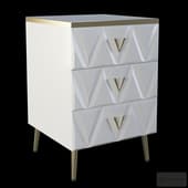 Homary Nordic White Nightstand 3