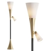  Possini Euro Fortuna Torchiere Floor Lamp