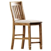 Gray Barn Slat Back Counter Stool