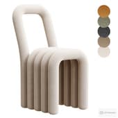 Modern Style Upholstered Armless Dining Chair
