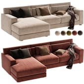 Retreat 2 Piece Sectional Sofa with Chaise Lounge