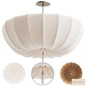 Japanese Traditional Fabric Lamp Chandelier